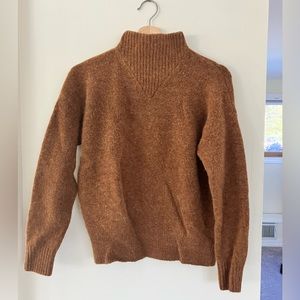 Madewell Dillon sweater size xs burnt orange